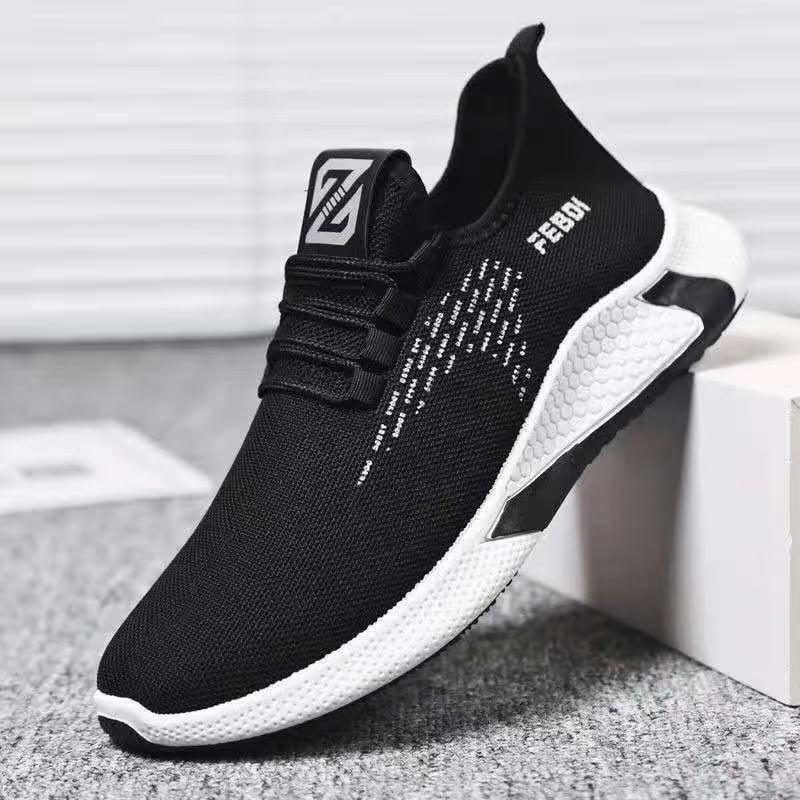 Men's Breathable Lightweight Comfortable Korean Fashion Running Sneakers