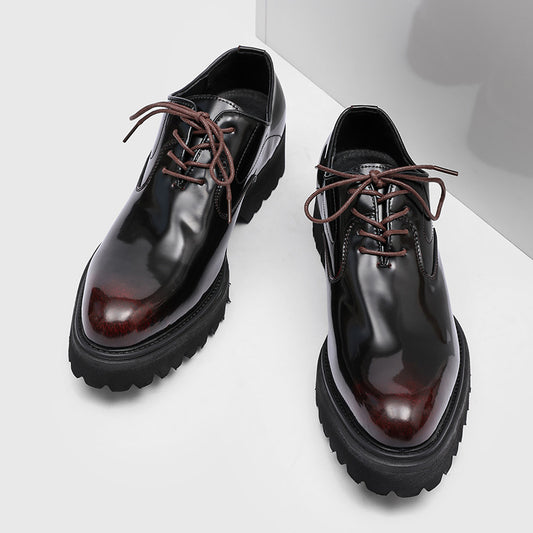 Men's Leisure Commute Interview High-grade Wedding Bridegroom Men's Business Leather Shoes