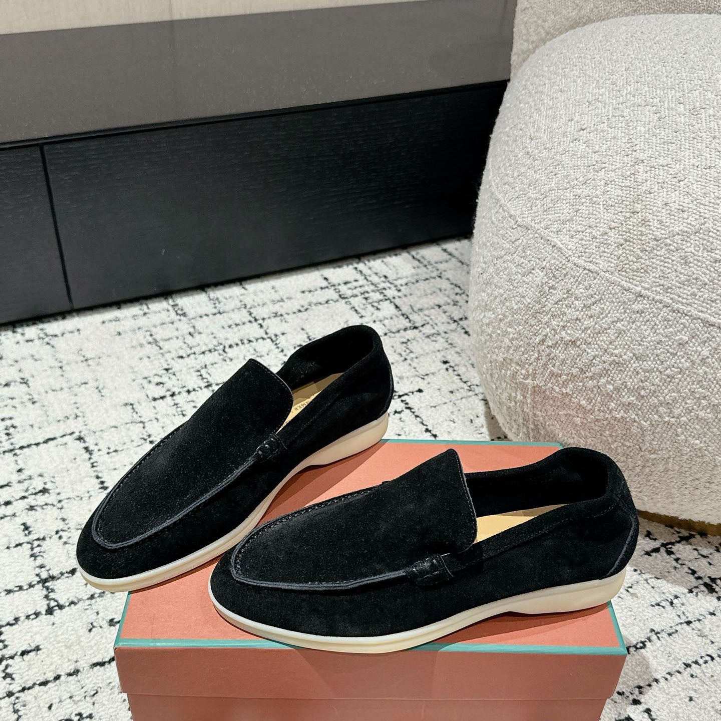 Men's Luxury Slip-on Flat Quality Genuine Loafers/doug Shoes