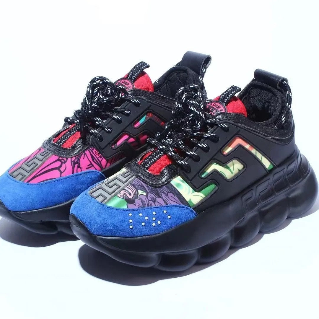 Platform Heightened Fashion Trendy Lovers Dad Men's Sports Shoes