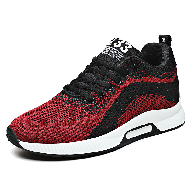 Men's Mesh Running Inner Invisible Height Increasing Sneakers