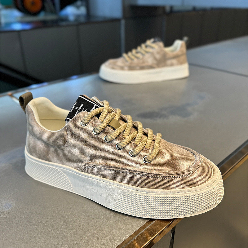 Men's Extra Large Size Printed Fashion Widen Sneakers