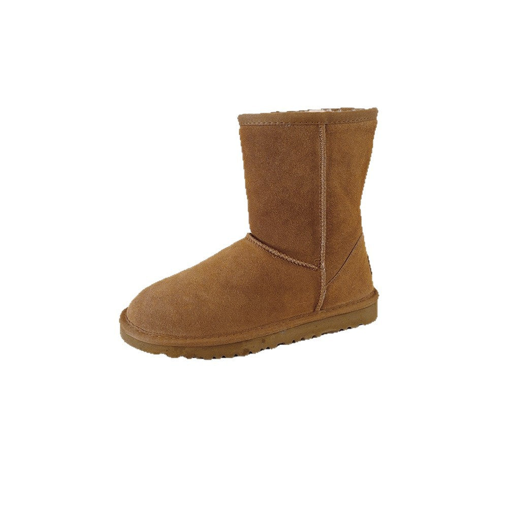 Women's Plus Size Classic Length High Top Genuine Veet For Warmth Women's Snow Boots