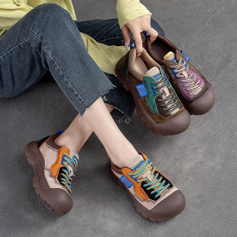 Women's Retro Round Toe Single-layer Front Lightweight Comfort Women's Casual Shoes