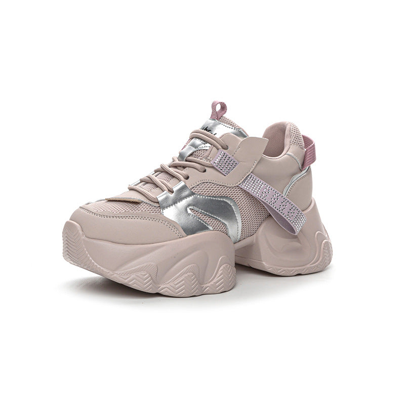 Women's Dad Autumn Platform Height Increasing Insole Men's Shoes