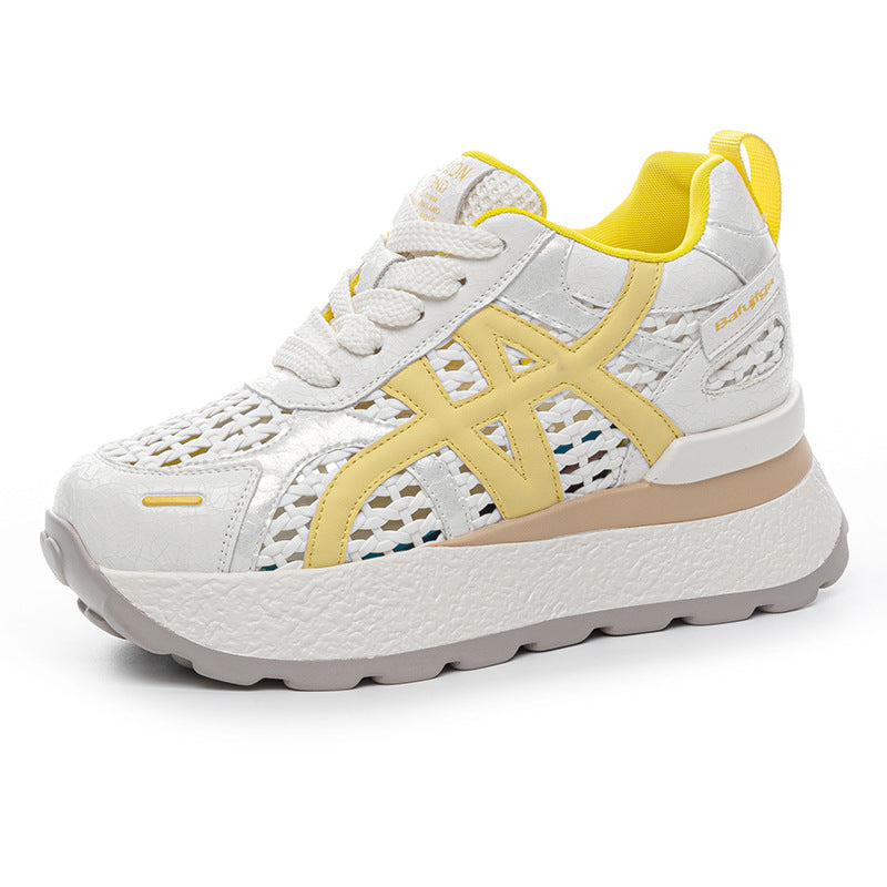 Women's Height Increasing Insole Summer Mesh Surface Women's Casual Shoes