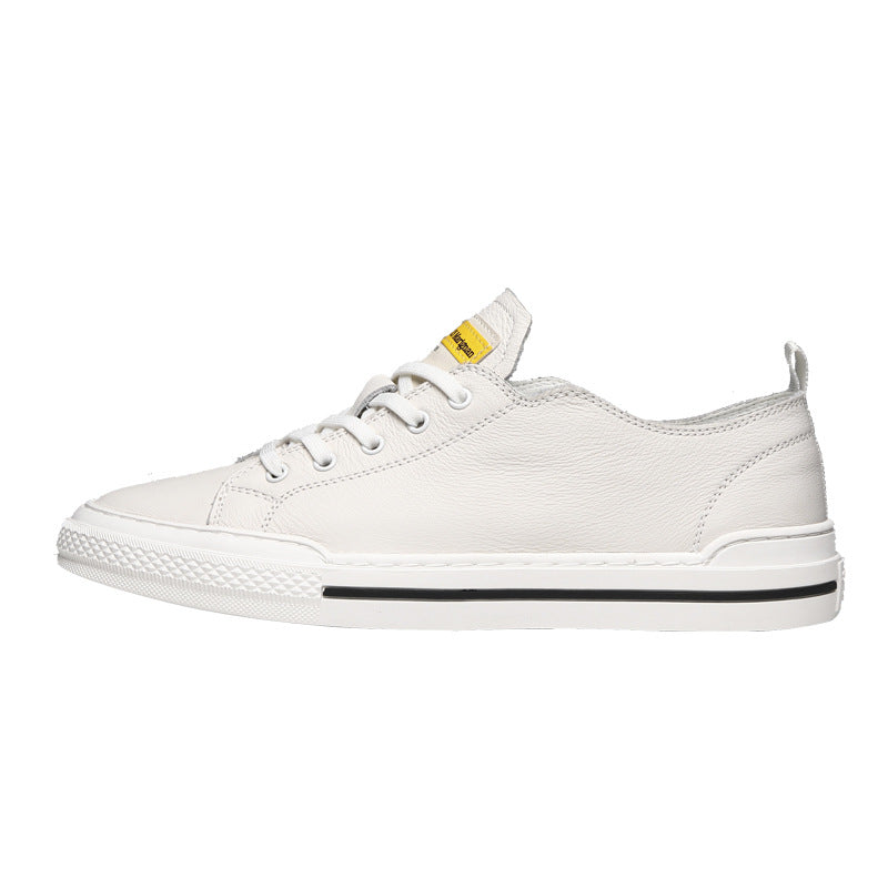 Men's Fashionable Trendy Versatile Breathable White Board Sneakers