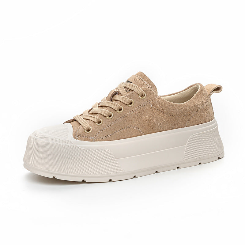Women's Korean Style White Summer Platform Autumn Casual Shoes