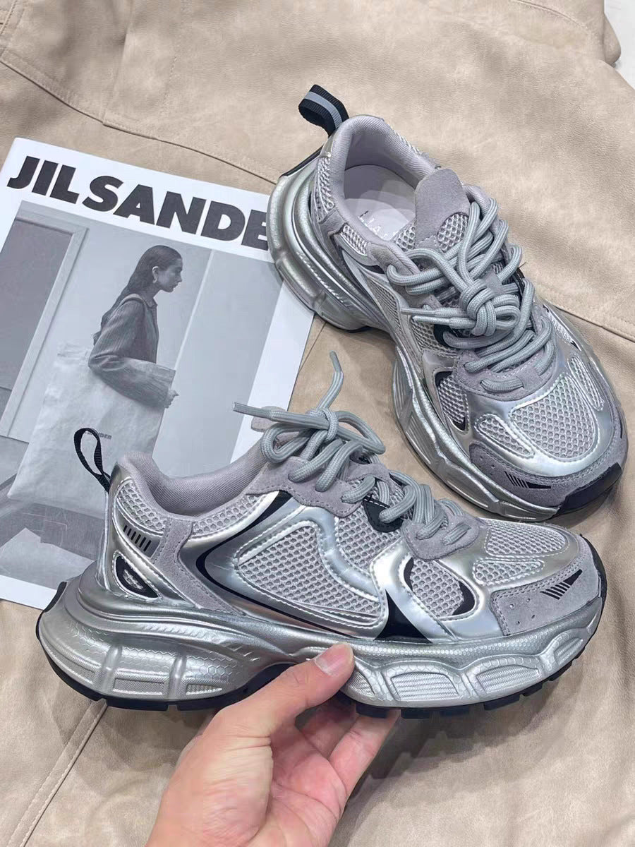 Women's Dad Thick Bottom Elevator Wild Fried Street Women's Sports Shoes