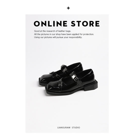 Women's Style Sweet Cool Current Autumn Square Toe Fashion Women's Shoes