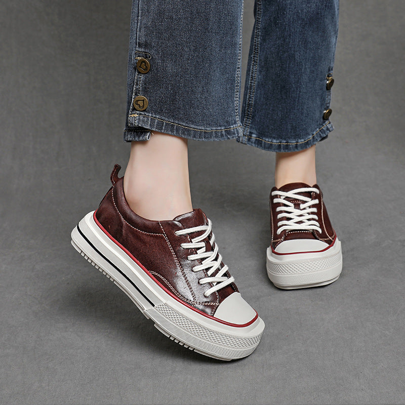 Full Horse Thick Bottom Increased Soft Women's Casual Shoes