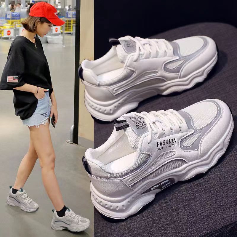 Women's Trendy Spring Slimming Reflective Breathable Single Liner Casual Shoes