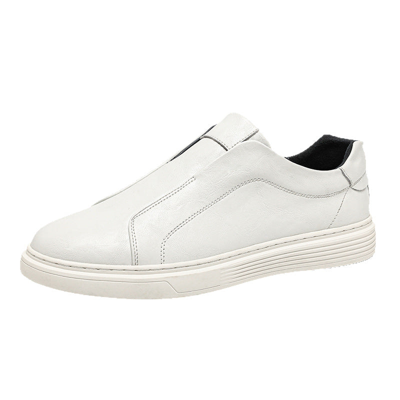 Men's Genuine Soft Bottom Slip-on Breathable Plus Men's Casual Shoes