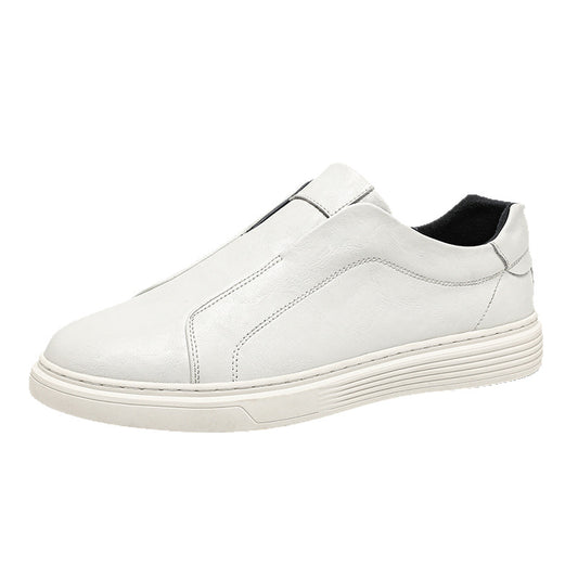 Men's Genuine Soft Bottom Slip-on Breathable Plus Men's Casual Shoes