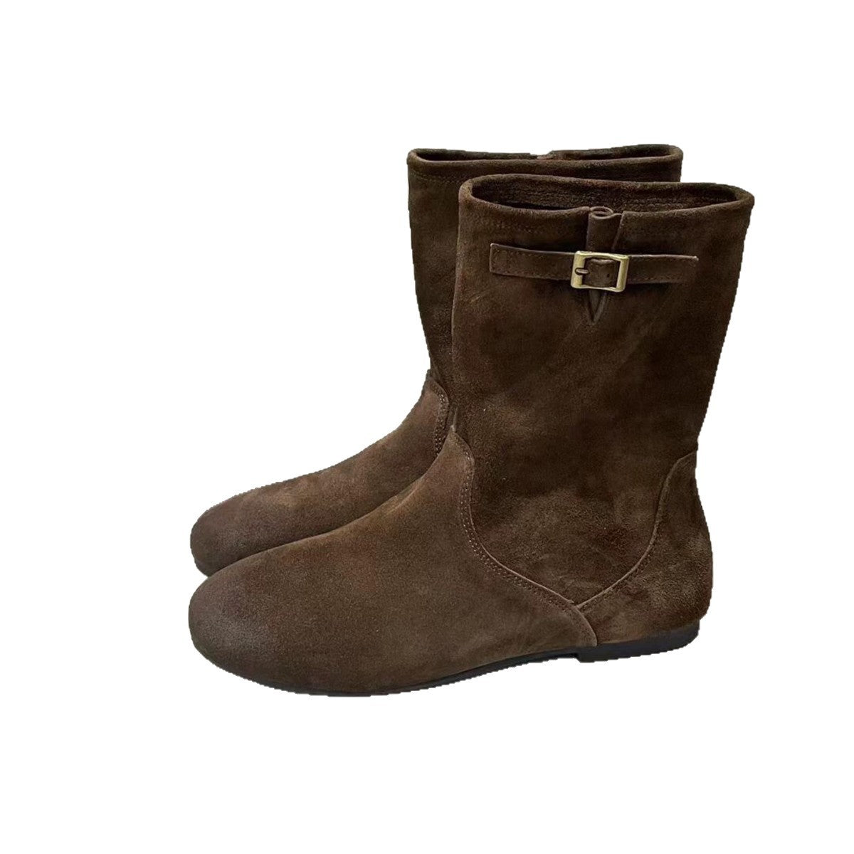 Women's Retro Easy Matching Height Increasing Insole Round Toe Western Cowboy Boots