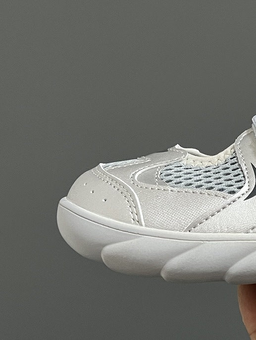 Children's Cow Mary Jane Mesh Stitching Velcro Kid's Sandals