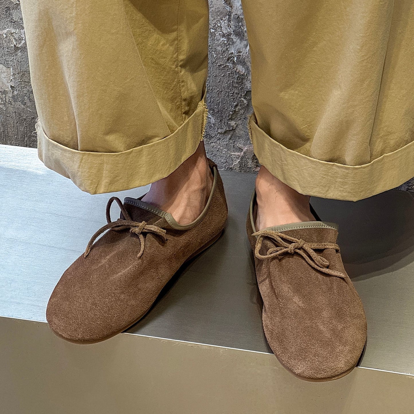 Summer Soft Bottom Simple Mesh Round Head Commuter Men's Casual Leather Shoes