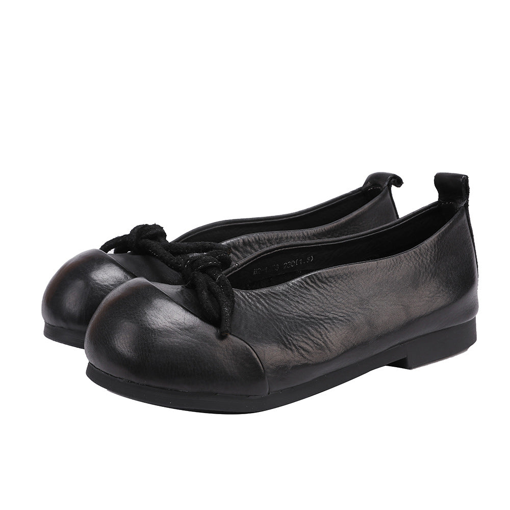 Women's Flat Soft Bottom Bowknot Shallow Mouth Casual Shoes