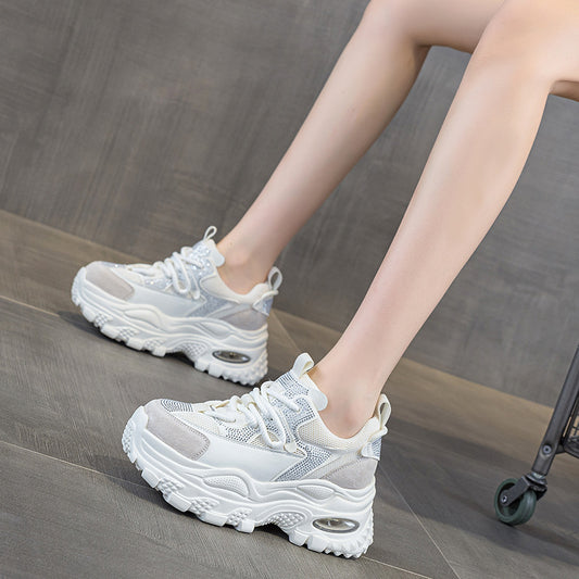 Women's Platform Retro Daddy Autumn Height Increasing Fashion Sports Hot Casual Shoes