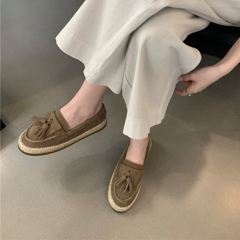 Women's Autumn Orders Without Tax Thick Soft Bottom Frosted Fisherman Women's Shoes