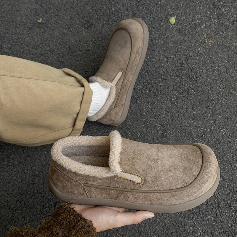 Fashion Trend Retro Daily Commute Leisure Slip-on Loafers/doug Shoes
