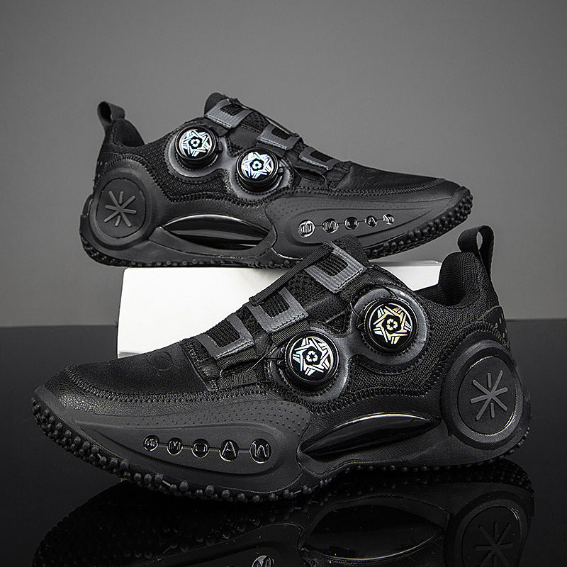 Combat Training Rotating Buttons Breathable Shock Sneakers