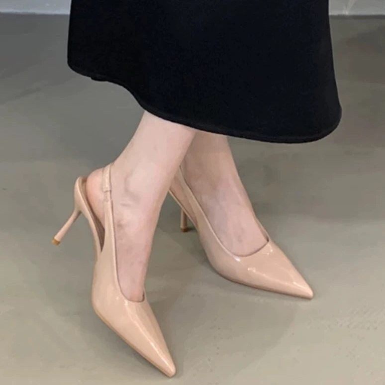 Women's Korean French Nude High Stiletto Sexy Shallow Women's Fashion Shoes