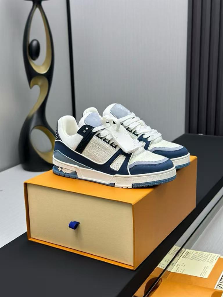 Women's & Men's Printed Light Luxury Rubber Outsole Couple Sneakers