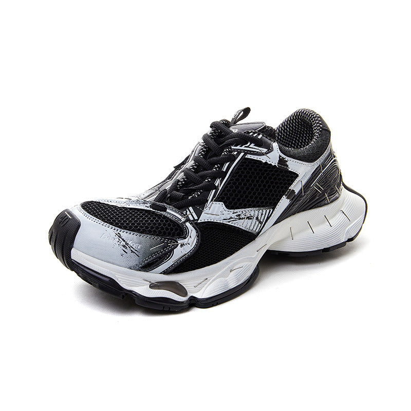 Women's & Men's Dad Couples For Platform Mesh Elevator Sneakers