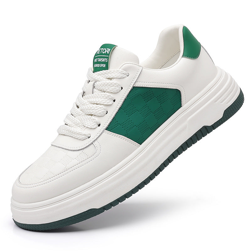 Men's Spring Thick Sole Height Increasing Soft Sneakers