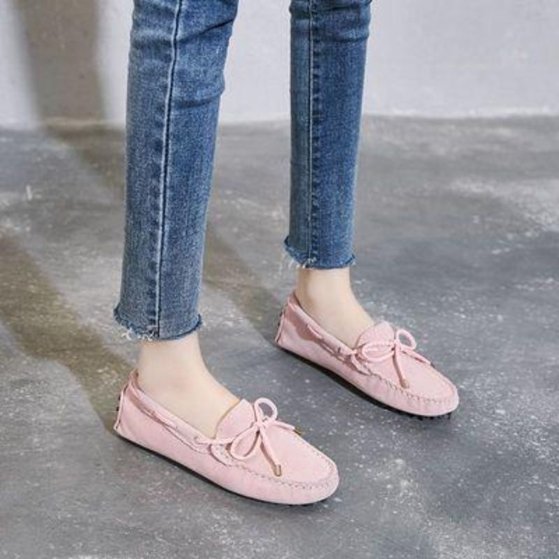 Women's Doug Single Autumn Summer Korean Fashion Shallow Mouth Loafers