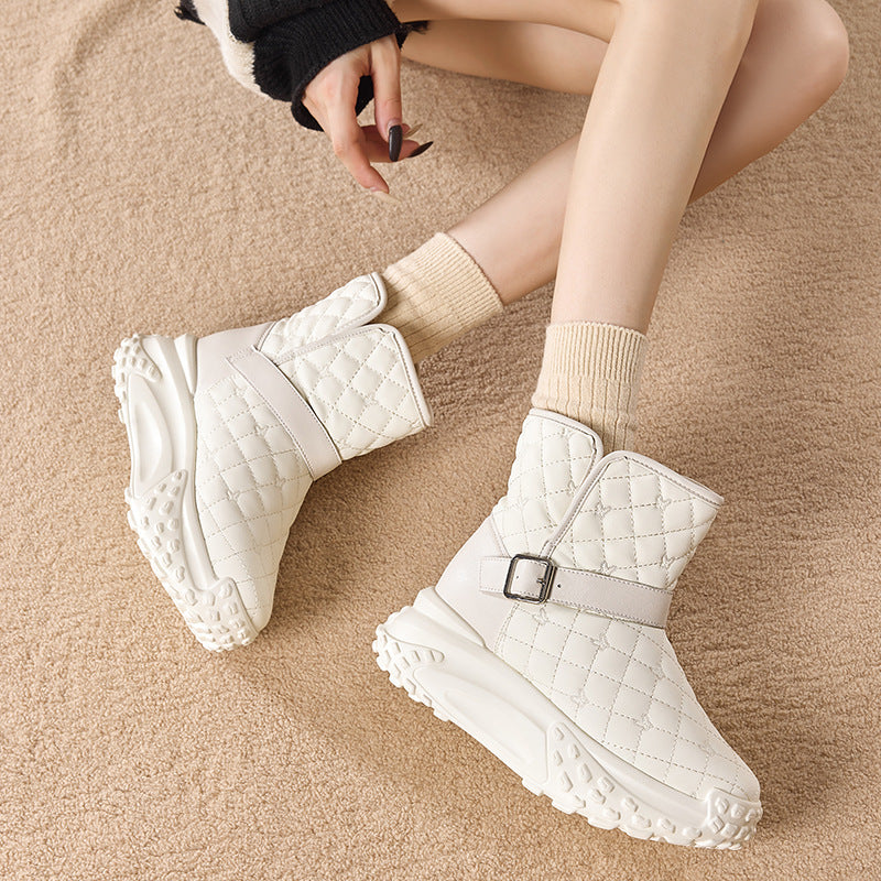 Women's Down Platform Winter Bread Thickened Northeast Snow Boots