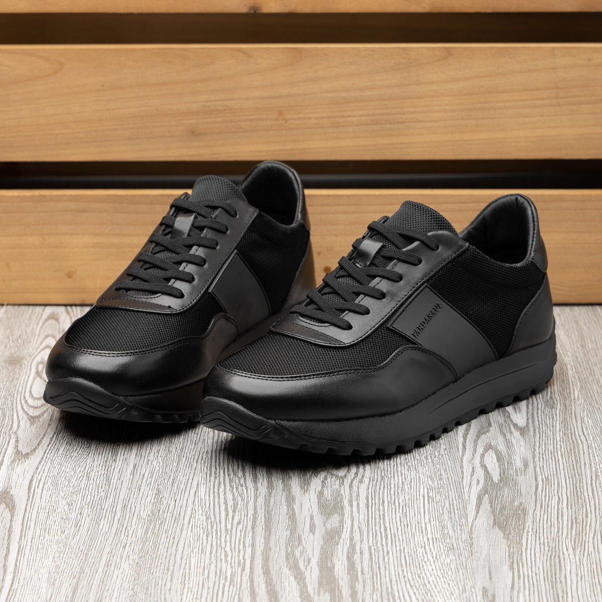 Men's Mesh Patchwork Easy Matching Lace Up Men's Shoes