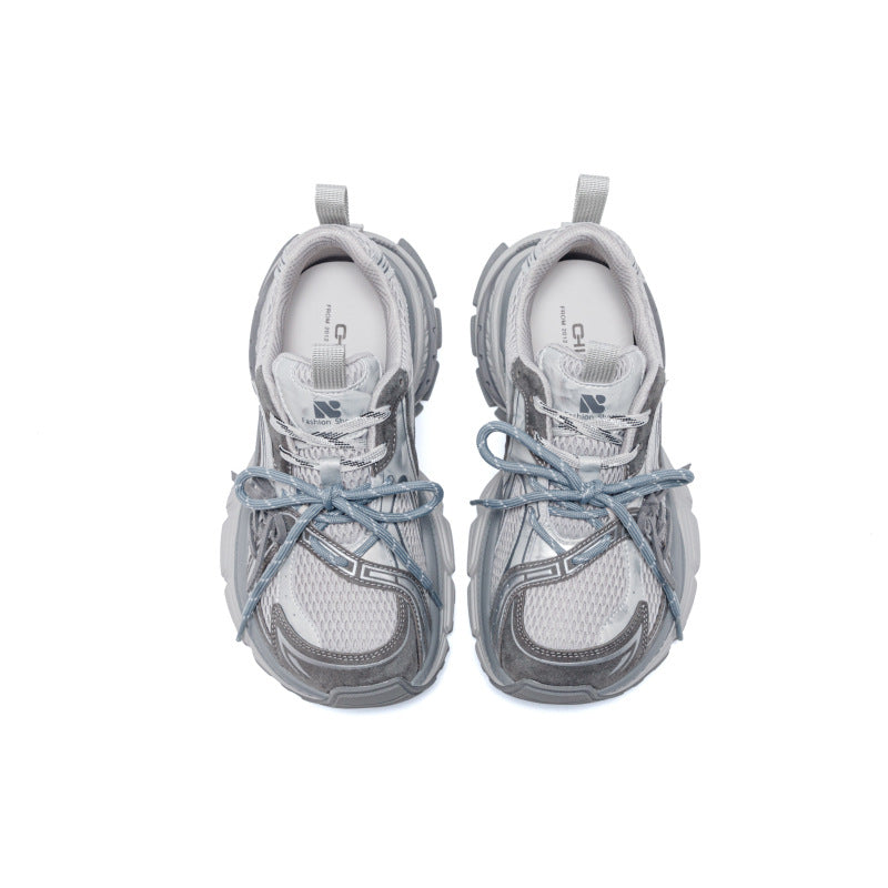 Women's Bai Lu Dad Thick-soled Personalized Bow Breathable Women's Sports Shoes