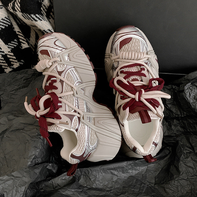 Women's Grape Mom Paris Platform Heightened Daddy Sneakers