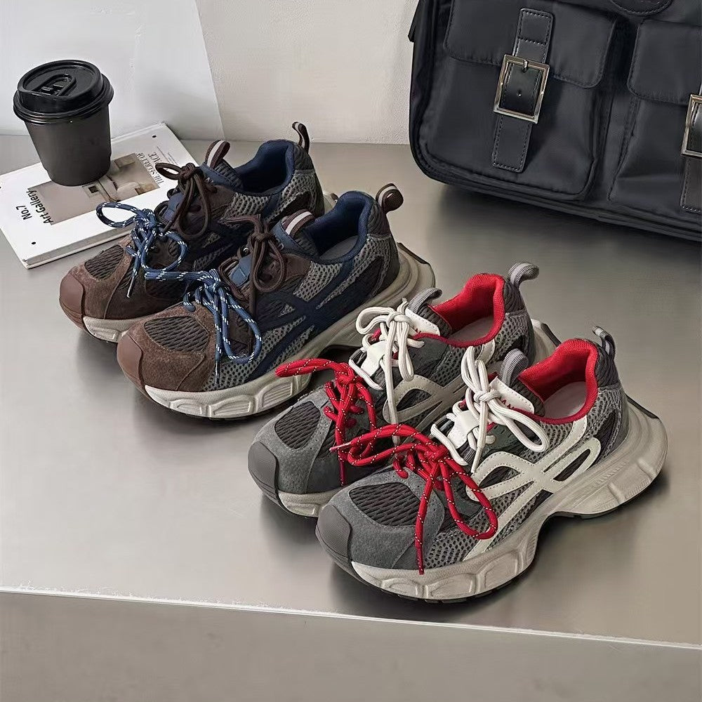 Women's Autumn Retro Platform Lightweight Dad Women's Sports Shoes