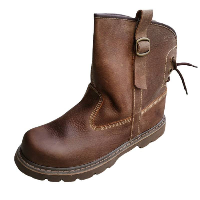 Women's & Men's Offer Booties Worker Genuine Rider Fashion Breathable Boots