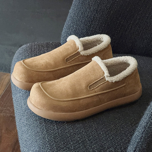Fashion Trend Retro Daily Commute Leisure Slip-on Loafers/doug Shoes
