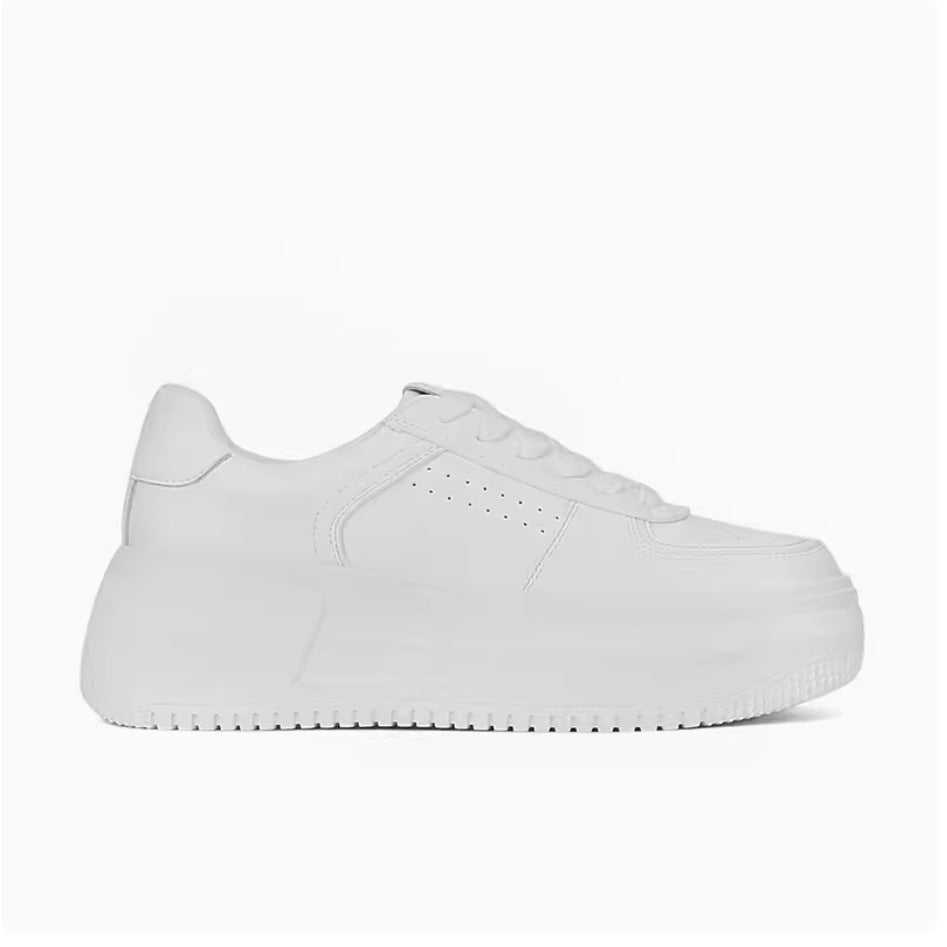 Women's White Genuine Elevator Autumn Cm Small Women's Casual Shoes
