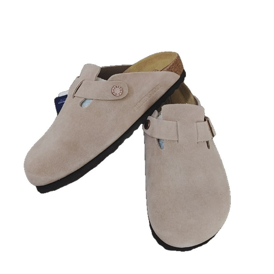 Wear Half Bag Comfortable Platform Full Slippers