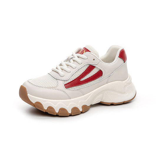 Women's Mesh Dad Breathable Soft Bottom Portable Sneakers