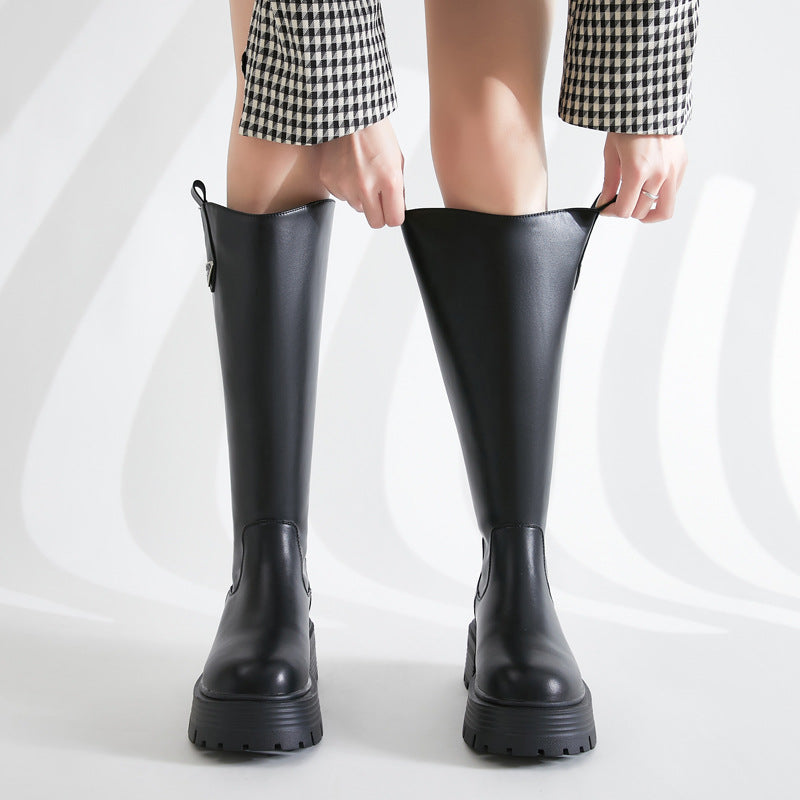 Women's Plus Size High Fat Big Tube Boots