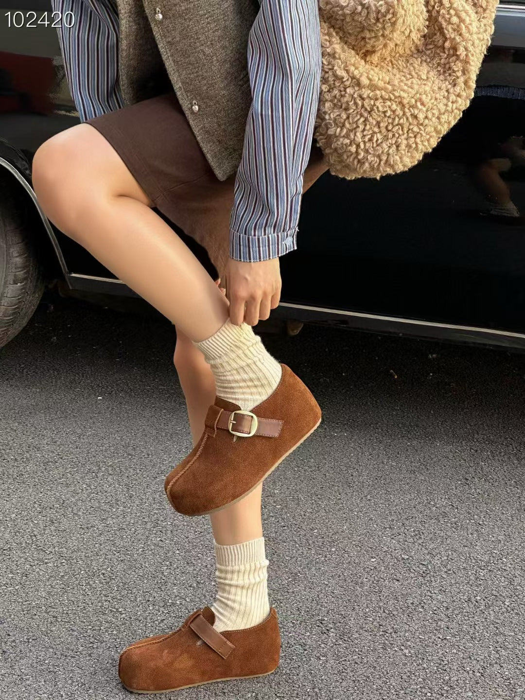 Women's Matte Platform Height Increasing Insole Big Women's Casual Shoes