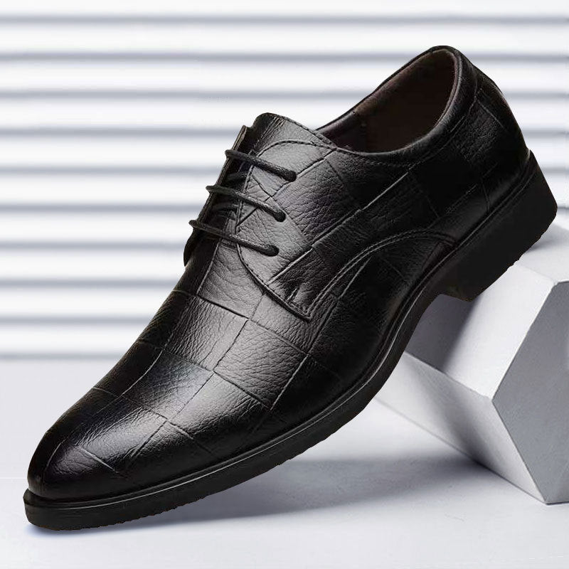 Men's Business Formal Groomsman Large Size Wedding Casual Shoes