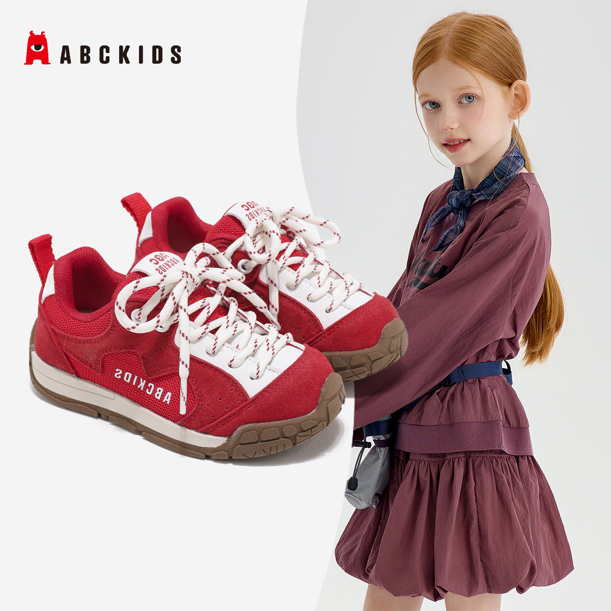 Children's Spring Fabric Vamp Breathable Hole Comfortable Children's Sports Shoes