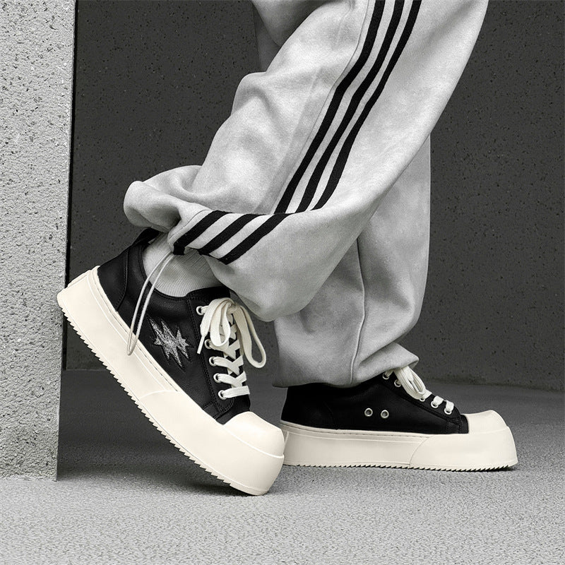 Big Head Derby Thick Bottom Increased Sneakers