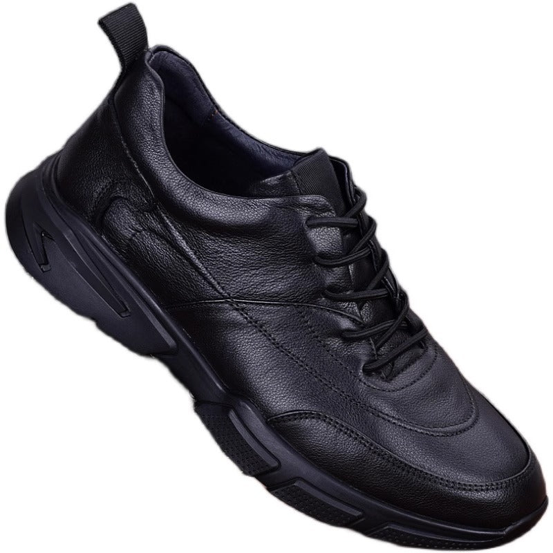 Men's Korean Style British Trend Outdoor First Leather Shoes
