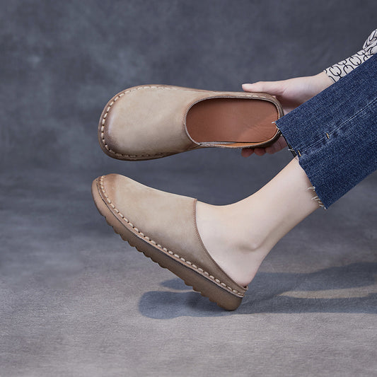 Women's Beautiful Original Color Outer Wear Closed Sandals