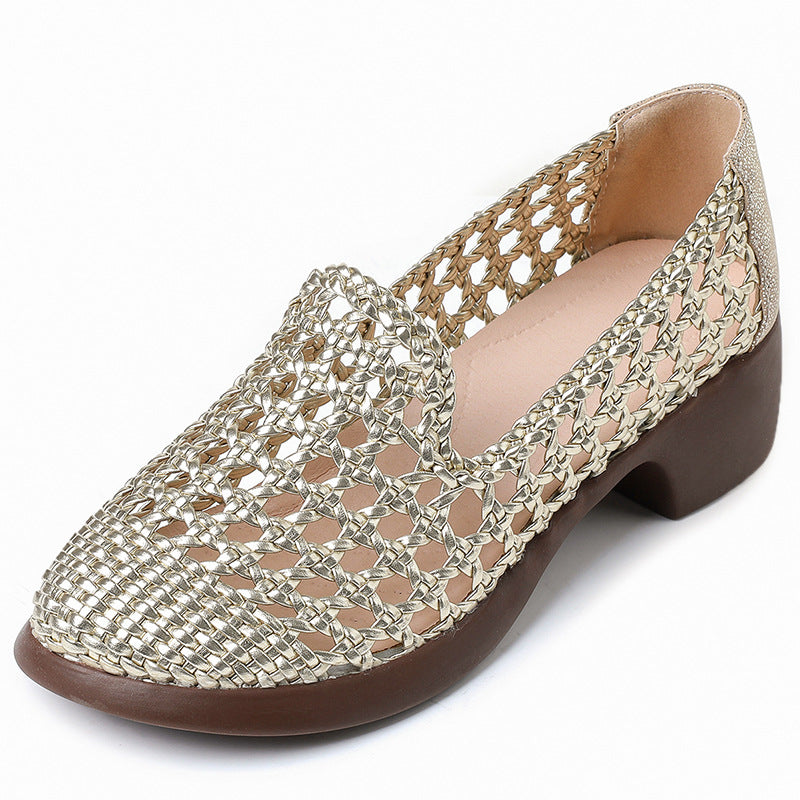 Women's Closed Toe Summer Mid Soft Bottom Sandals