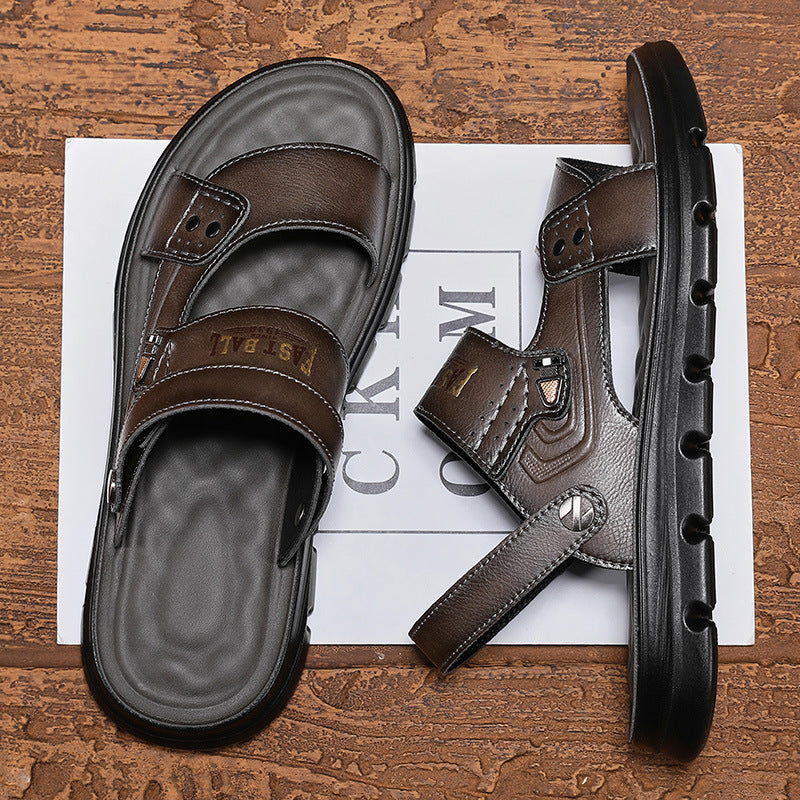 Men's Breathable One Pedal Lazy High-grade Beach Sandals